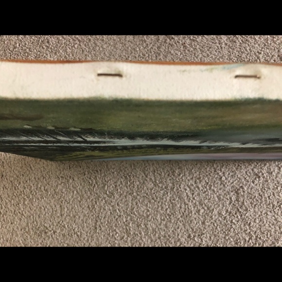 Vintage 1985 Original Oil/Acrylic Canvas Signed autographed Nature River - Picture 14 of 16